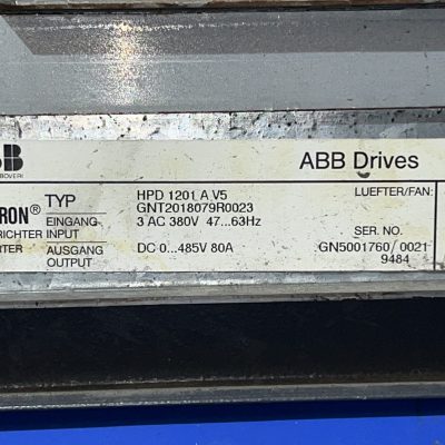 ABB Drives Veritron Typ. HPD 120L A V5 GNT2018079R0023